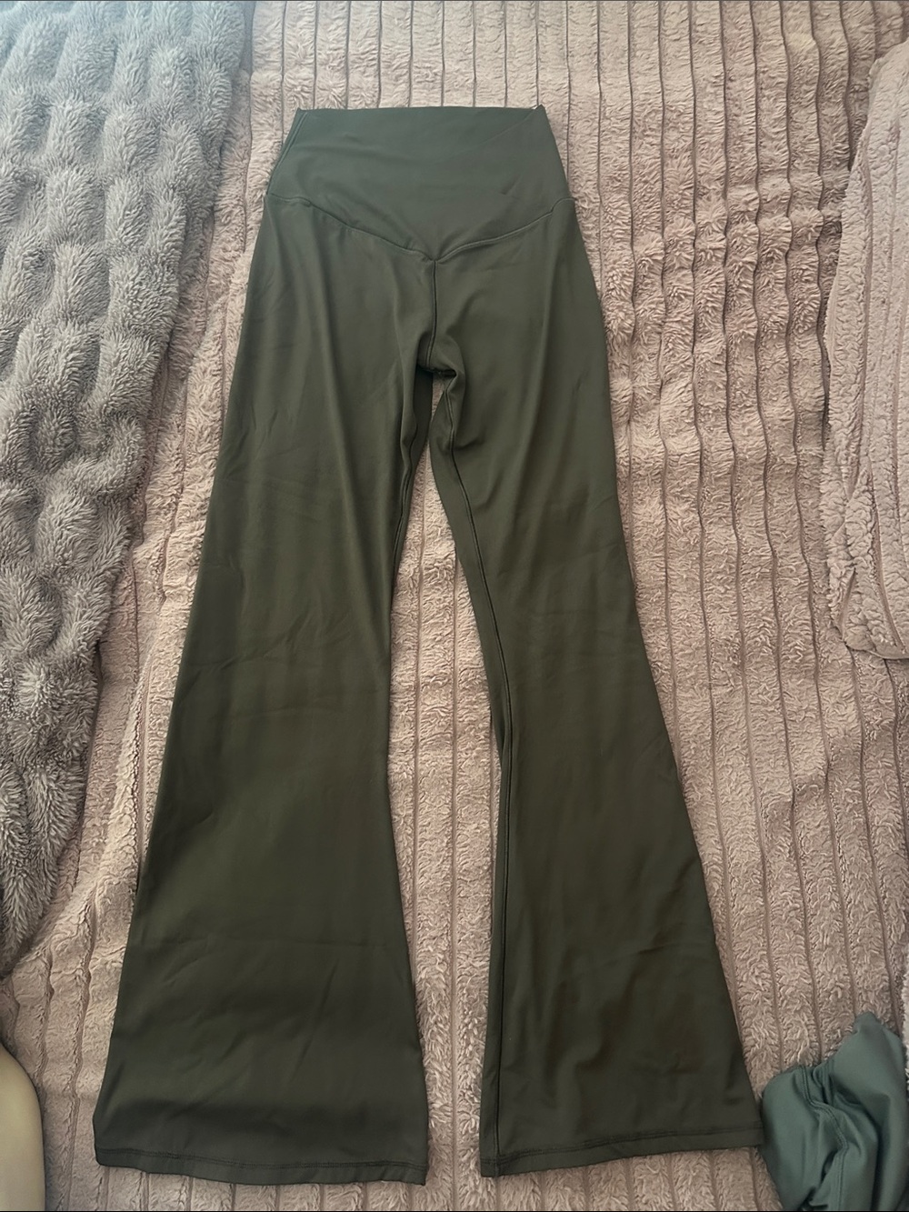 Brown flared yoga pants/ leggings